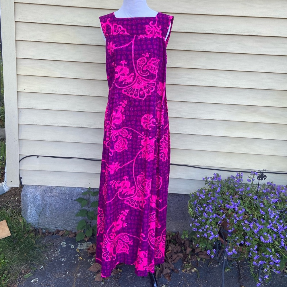 Stunning 1960s Psychedelic Dress